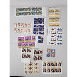 Vintage 10 Cent Stamps Lot Of 10 Different Styles